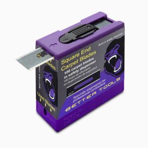 Square Blue Slotted Blade-100/Dispenser