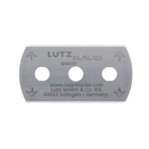 Lutz Round End Stainless Steel Three Hole Blade