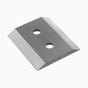 Salsco chipper blade with two holes and two bevels 