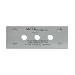 Lutz&reg; Three Hole Slitter - Square End Stainless Steel 60mm x 22.2mm x .30mm Boron Carbide Coated, 100/Box