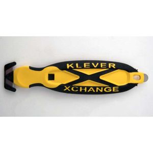 Double-Sided Klever X-Change Hand Safety Knife with Replaceable Head, 12/Box