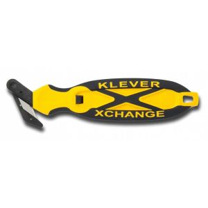 Single-Sided Klever X-Change Hand Safety Knife with Replaceable Head, 12/Box