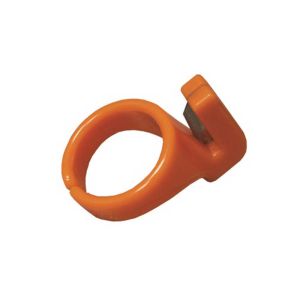 Small Ring Knife - Size 6 Orange, 100/Bag