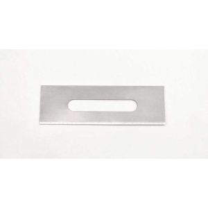 0.009" Single Edge, Square End Carbon Steel Slotted Blade, 1000/Box