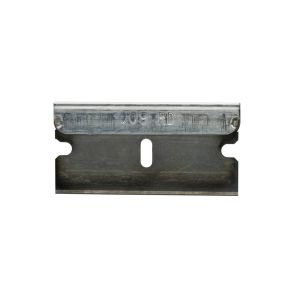 Ceramic Coated Cryo Treated Carbon Steel Single Edge Utility Blade with Back - 100/Box