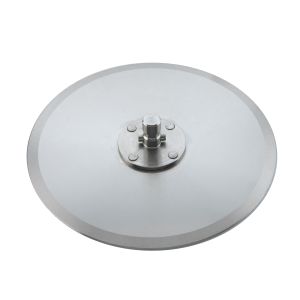 Top view of Mayekawa Compatible Poultry Slitter with Hub, 130mm