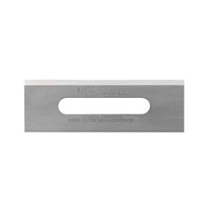 Lutz&reg; 0.025" Double Bevel, Single Edge, Square End Stainless Steel Slotted Blade, 50/Box