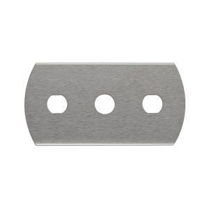 Tungsten Carbide Three Hole Slitter 1.690in. x .866in. x .008in. Rounded End, 5/Pack