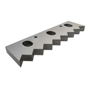 Angled view Vecoplan Left Hand Counter Knife for Part RG62 and 150KU 