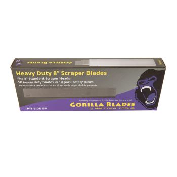 Premium 8-Inch Scraper Blade, 50/Multipack