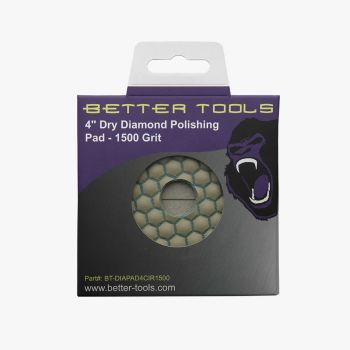 4-Inch Circular Dry Diamond Polishing Pad - 150 Grit