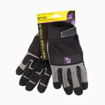 Full Finger Work Gloves - 1 Pair Size L