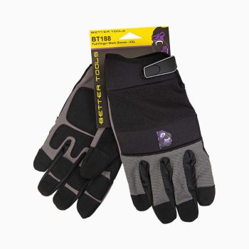 Full Finger Work Gloves - 1 Pair Size XL