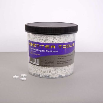Soft Standard Tile Spacer, 1/8-Inch,1,600 Per Jar