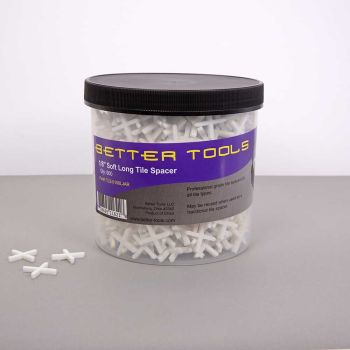 Soft Long Tile Spacer, 1/8-Inch, 800 Per Jar