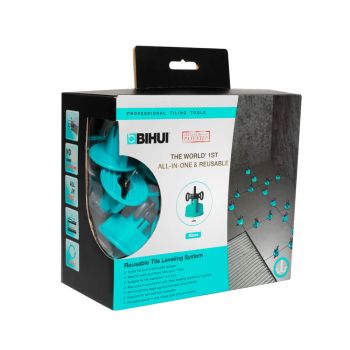 World's 1st reusable tile leveling system available for sale online at Better Tools.