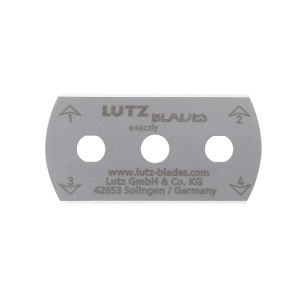 Lutz Round End Carbon Steel Three Hole Blade