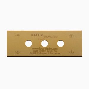 Lutz&reg; Square End Carbon Steel Three Hole Blade - 200/Box