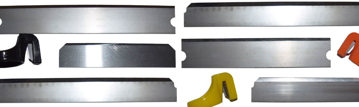 Fiber chopping blades 