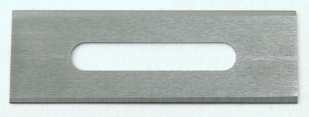 Tungsten carbide razor blades in silver
